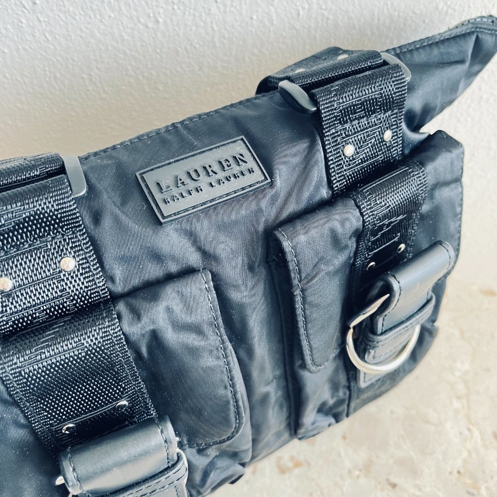 RALPH LAUREN hand bag Black textile fibers hand bag - Picture 6 of 16